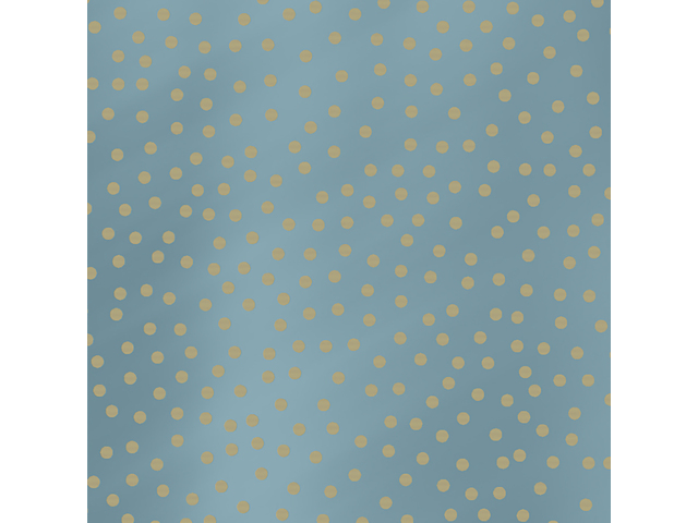 Toonbankrol kraft dots blauw 60 grams 30 cm breed 250 meter