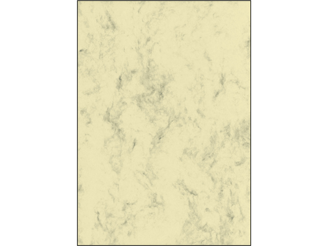 Designpapier Sigel A4 200grs marmer beige pak 50 vel