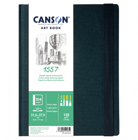Canson 1557 Art Book A5 Licht Korrel – 120 g/m² – 100 pagina’s