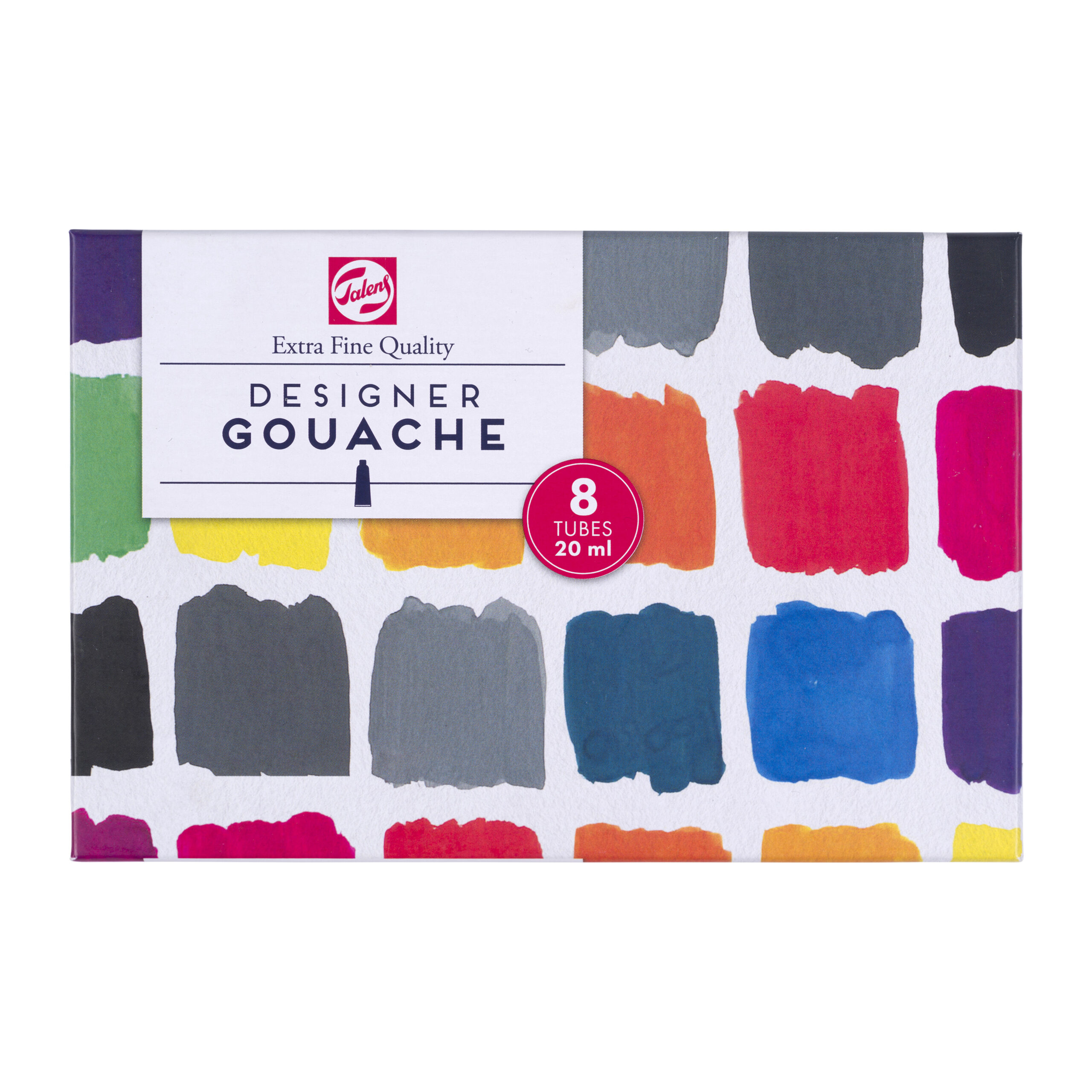Talens Gouache Extra Fijn mengset | 8 x 20 ml tubes