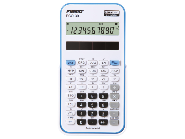 Calculator Fiamo ECO 30 BL wit-blauw