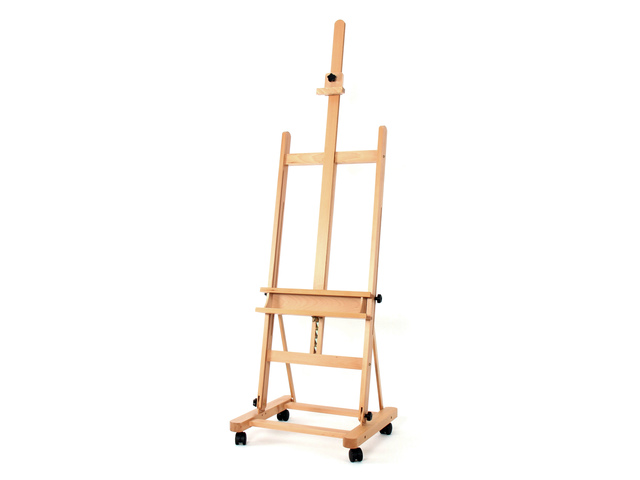 Schildersezel Kangaro Profi Studio type Ezel H tot 120cm doek met wieltje en accessoire tray