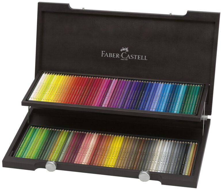 Kleurpotlood Faber-Castell Polychromos houten koffer à 120 stuks Compendium