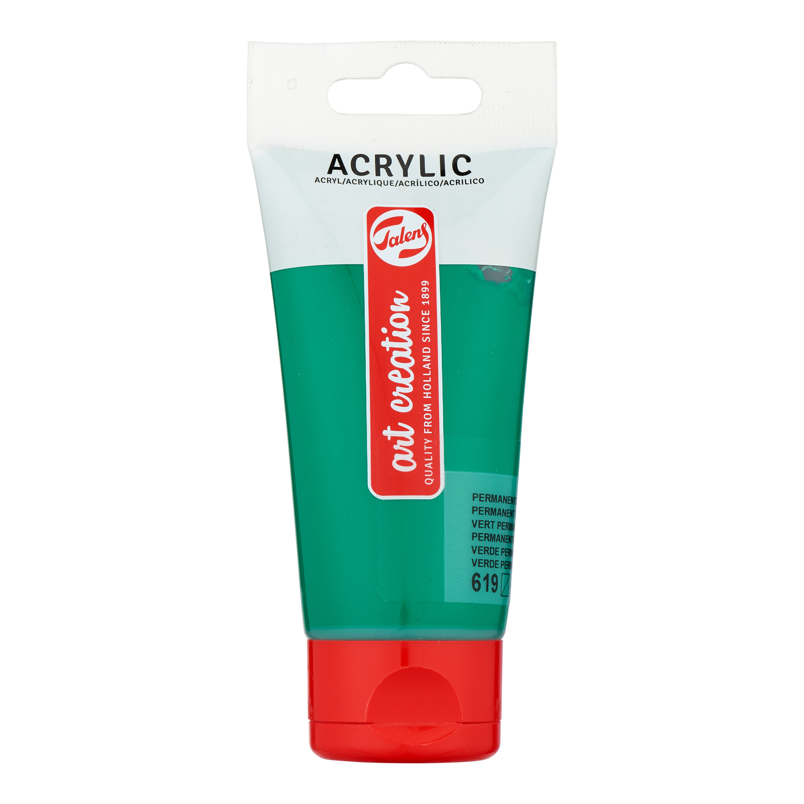 Talens Art Creation Acrylverf Tube 75 ml Permanentgroen Donker 619
