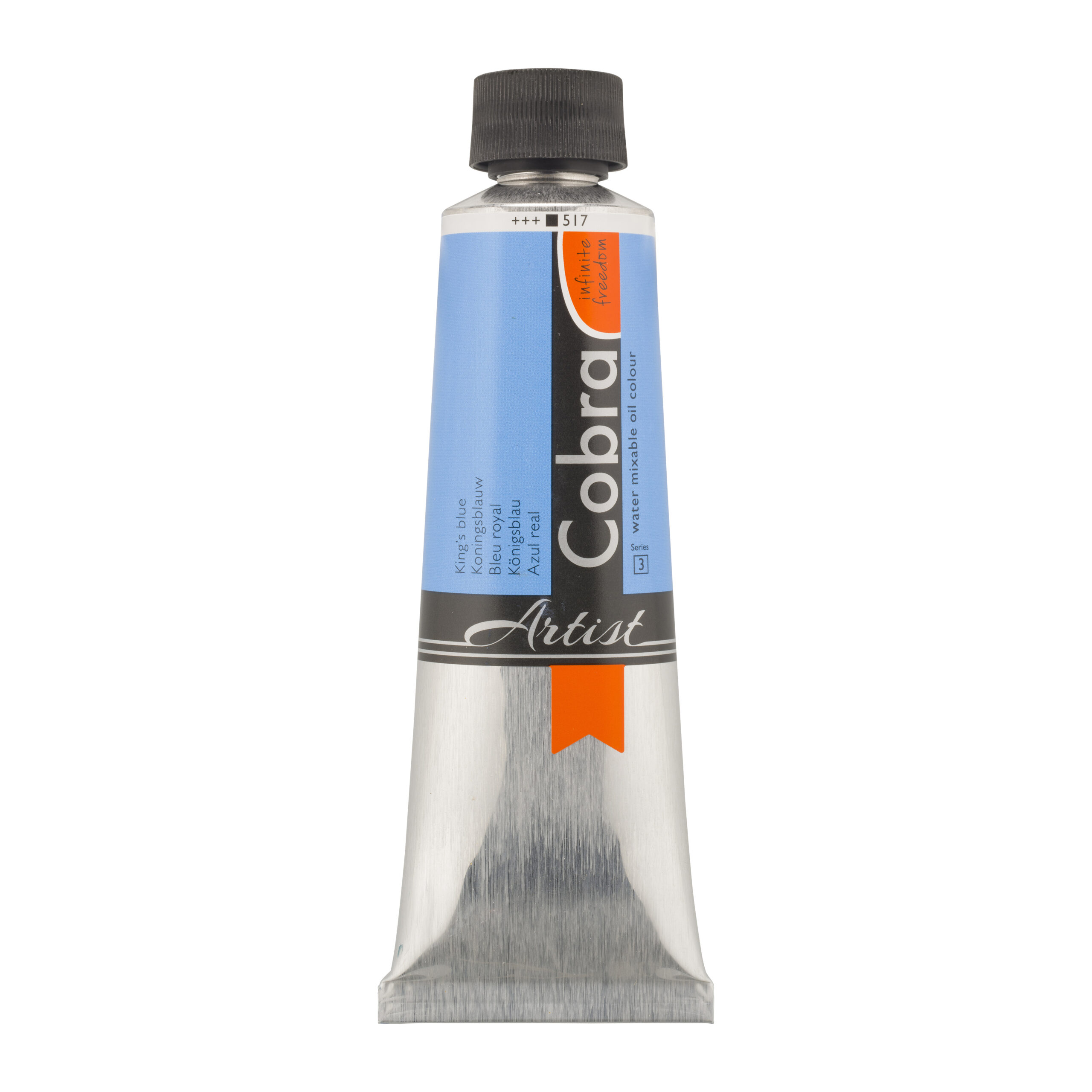 Cobra Artist Water Vermengbare Olieverf Tube 150 ml Koningsblauw 517