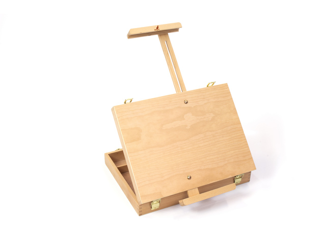 Boxezel Kangaro beukenhout incl. handvat. 40x30x7.5cm.