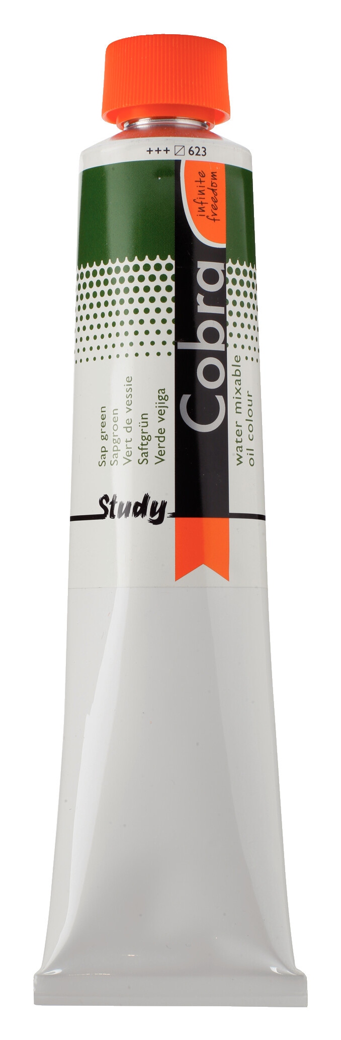 Cobra Study Water Vermengbare Olieverf Tube 200 ml Sapgroen 623