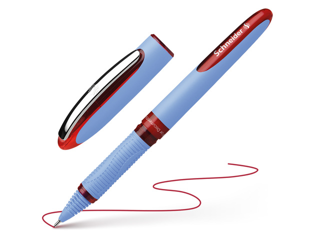 Rollerball Schneider One Hybrid N 0,5mm rood