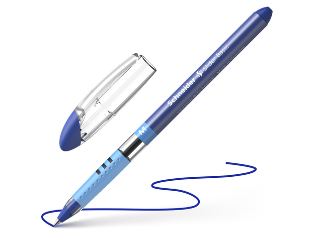 Balpen Schneider Slider Basic M 0,5 mm blauw