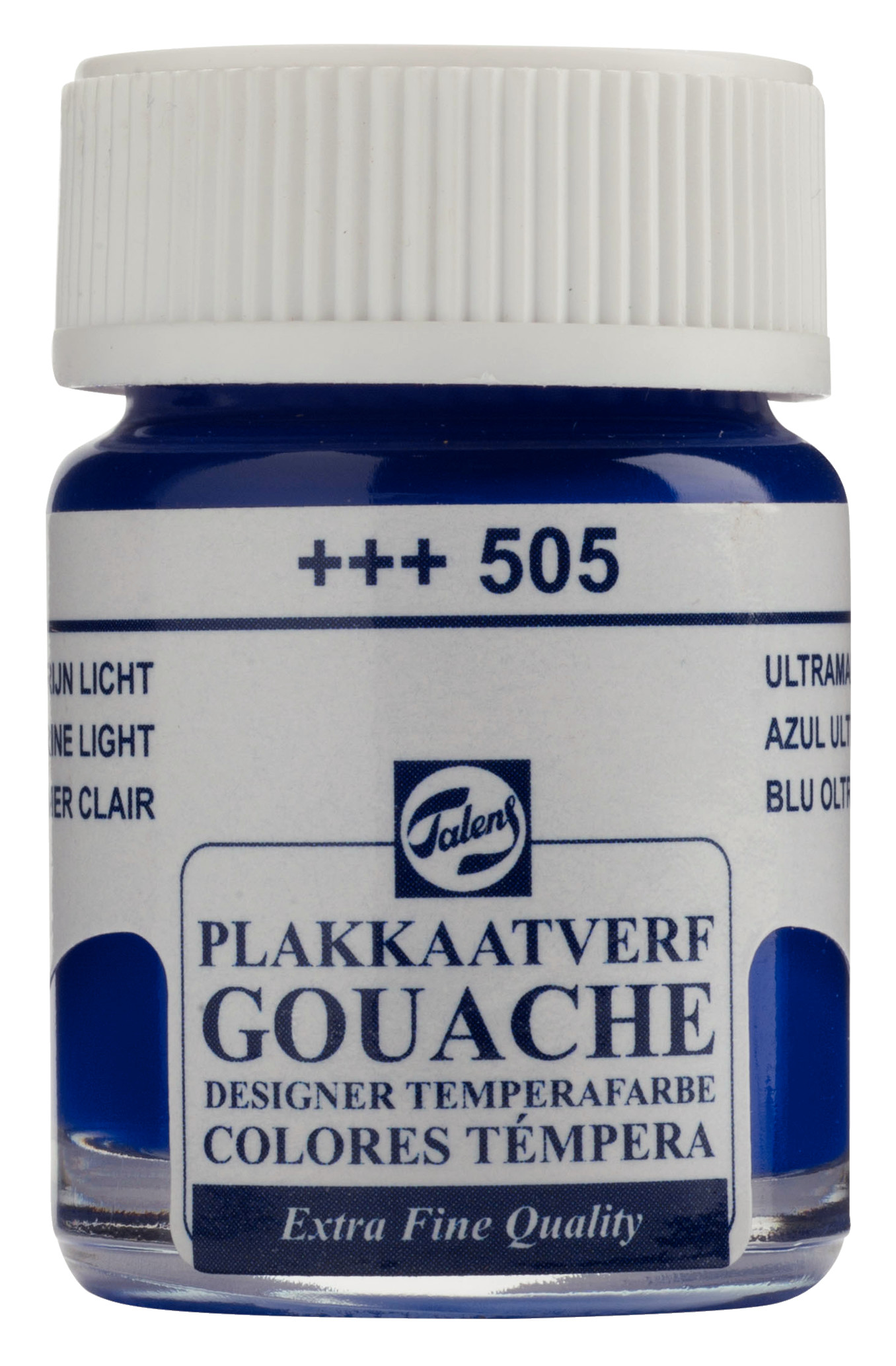 Talens Gouache Extra Fine Quality Fles 16 ml Ultramarijn Licht 505