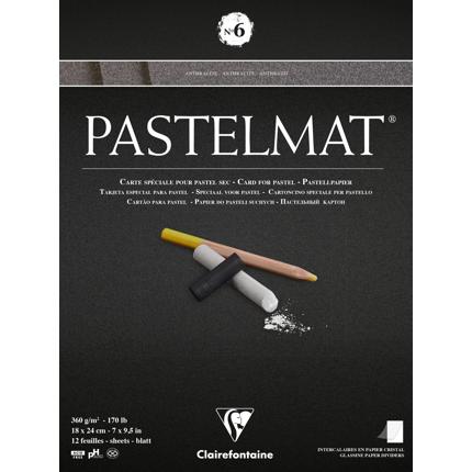 Clairefontaine Pastelmat glued pad n°6 12sh 360g