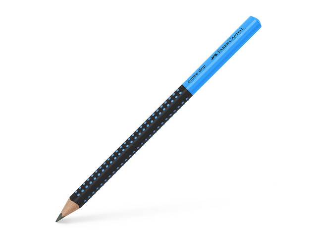 Potlood FC Jumbo Grip two- tone zwart/blauw