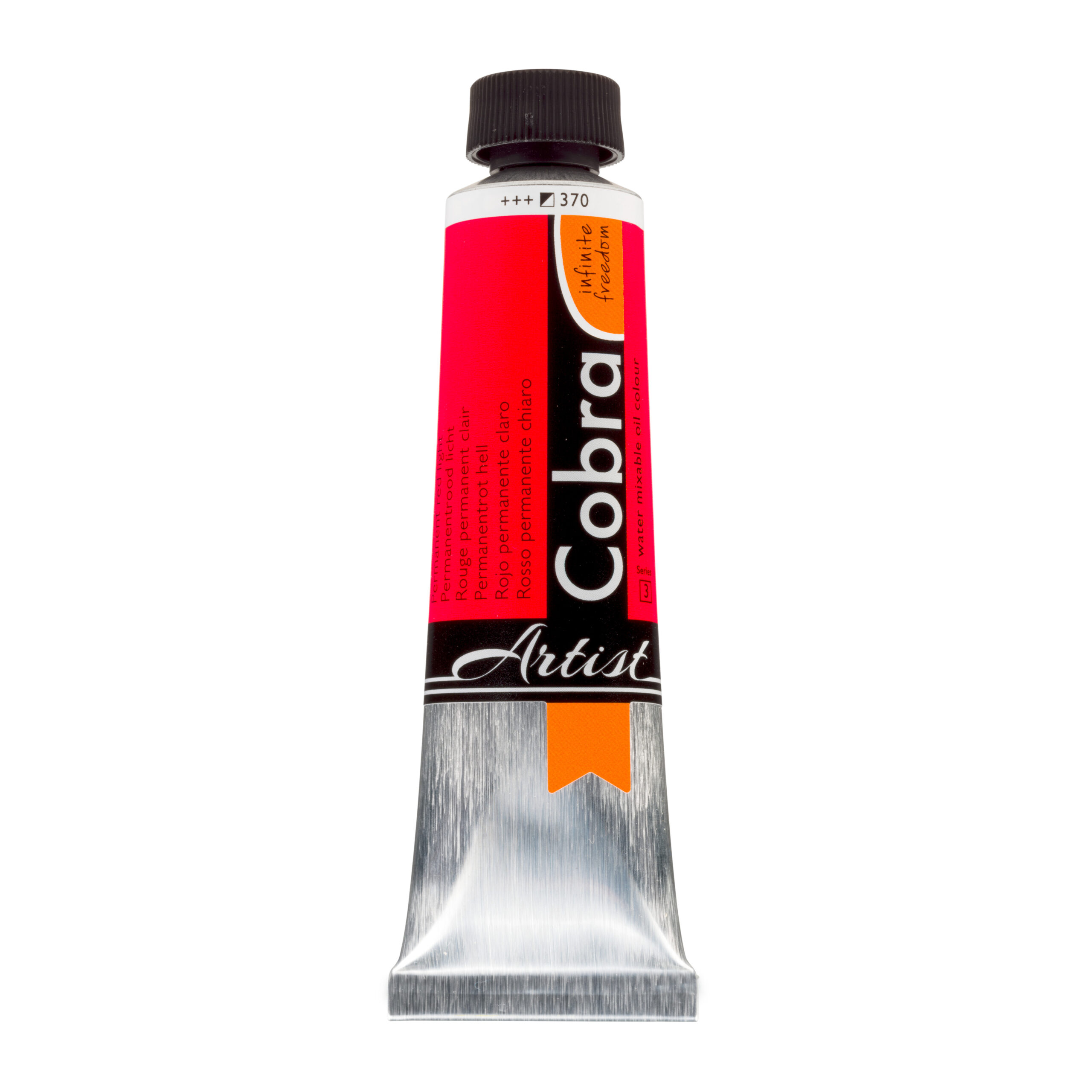 Cobra Artist Water Vermengbare Olieverf Tube 40 ml Permanentrood Licht 370