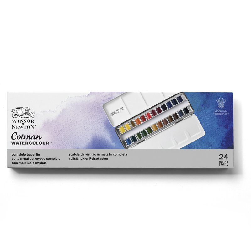 Winsor & Newton Cotman Watercolour 24 colours set