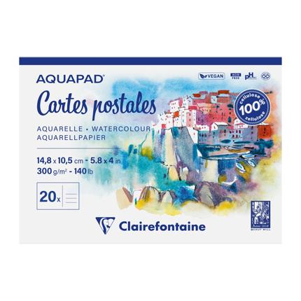 Clairefontaine Blok Aqua PostCard 300g