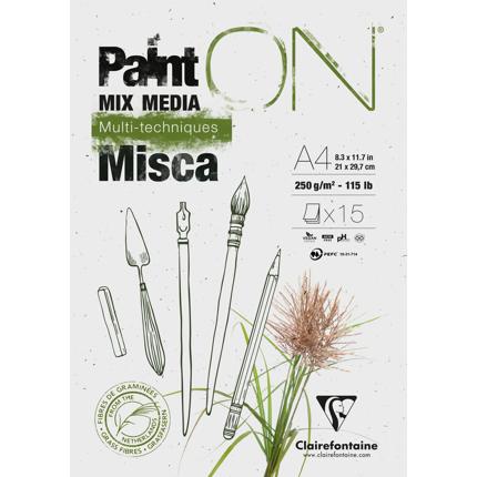 Clairefontaine PaintON MISCA glued pad 15V 250g