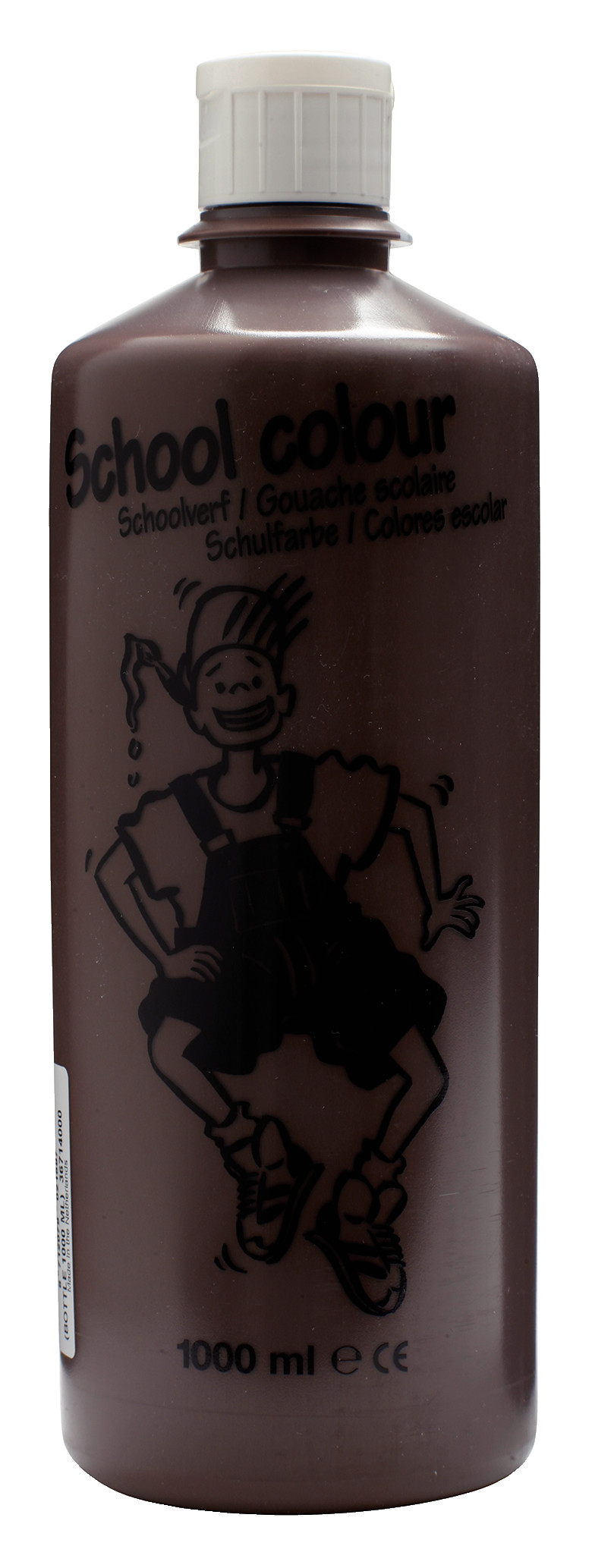 Talens Schoolverf Fles 1000 ml Brown 400