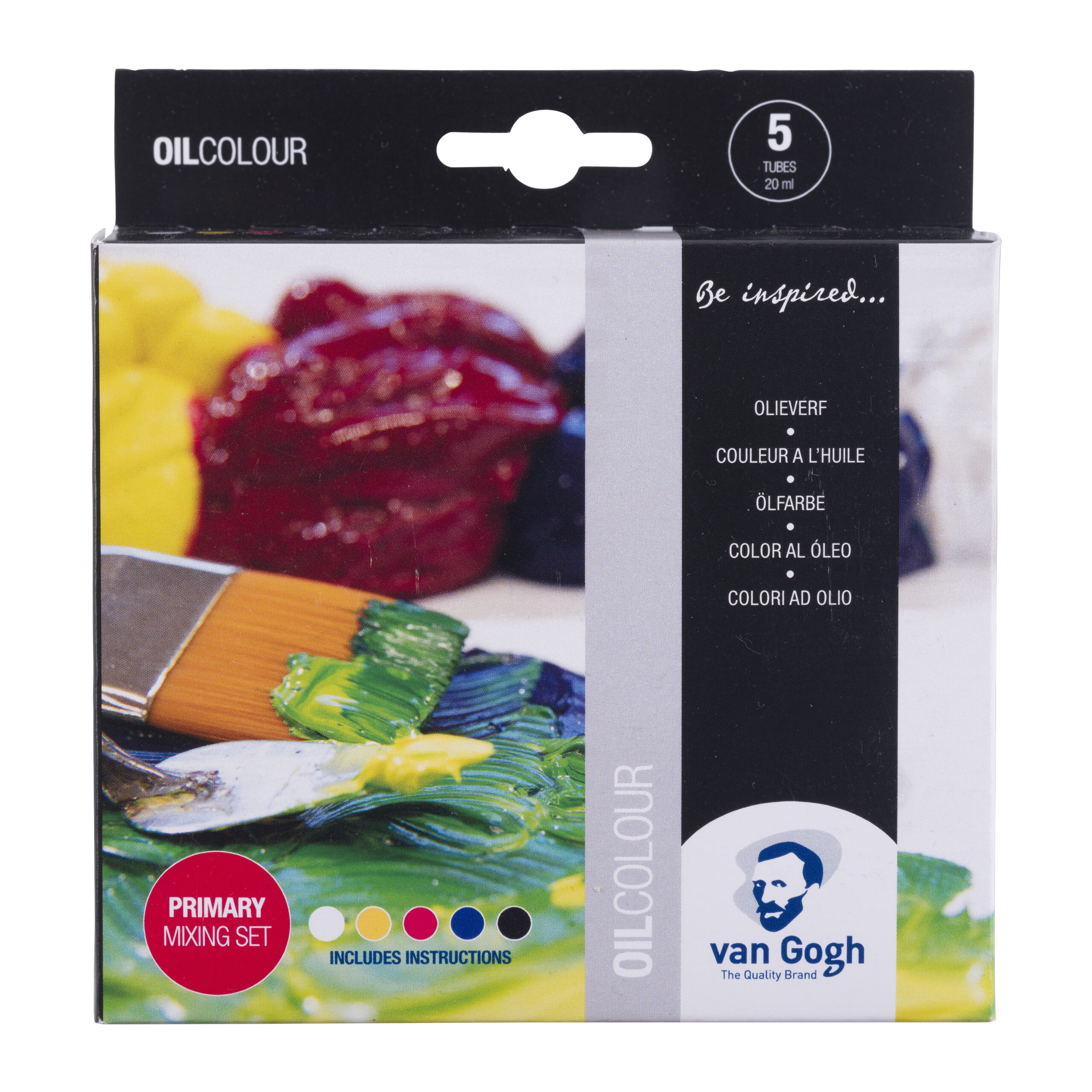 Van Gogh Olieverf primaire mengset | 5 x 20 ml