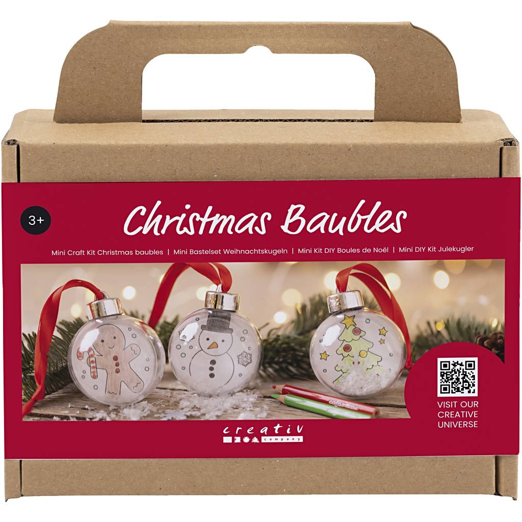 Mini Hobbyset Kerstballen