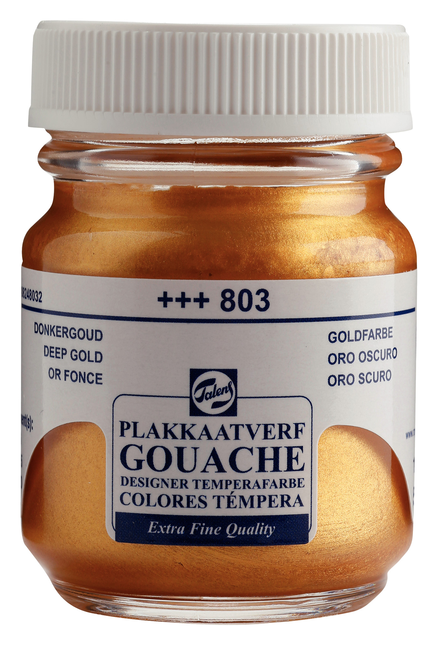 Talens Gouache Extra Fine Quality Fles 50 ml Donkergoud 803