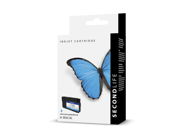 Cartridge SecondLife HP 953 XL cyaan