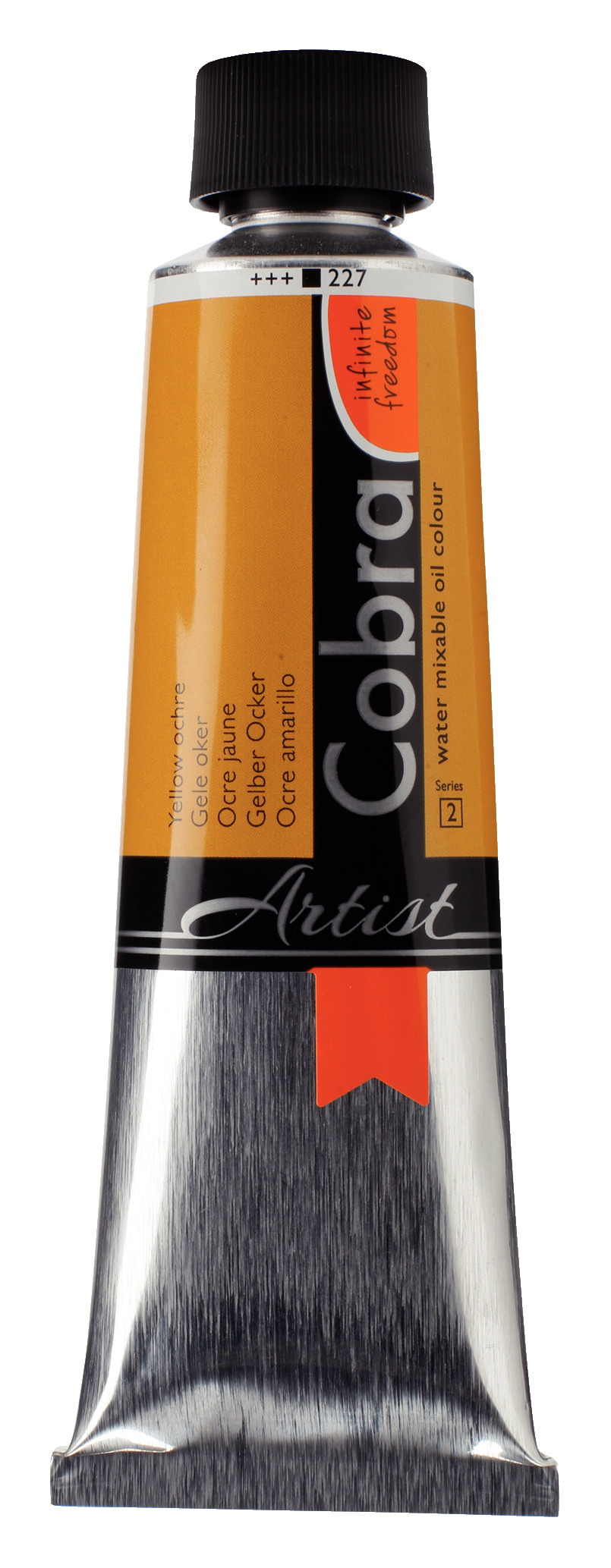 Cobra Artist Water Vermengbare Olieverf Tube 150 ml Gele Oker 227