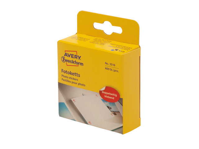 Fotoklevers Zweckform 12x12mm 400st.