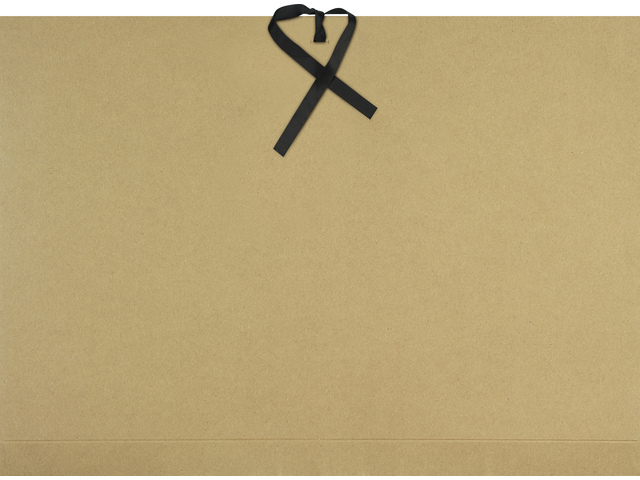 Tekenmap Kangaro 50x70 blanco met lint