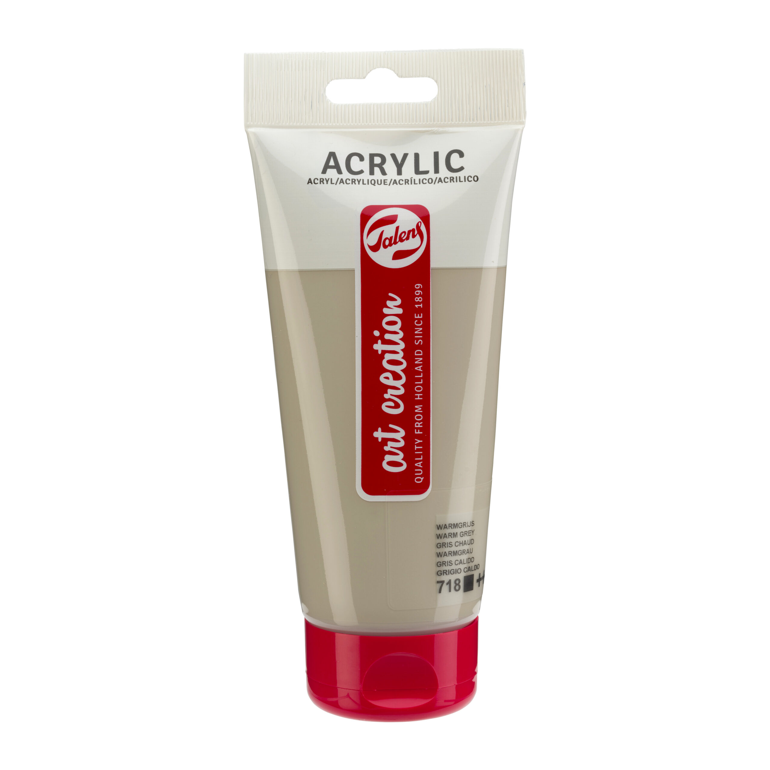 Talens Art Creation Acrylverf Tube 200 ml Warmgrijs 718