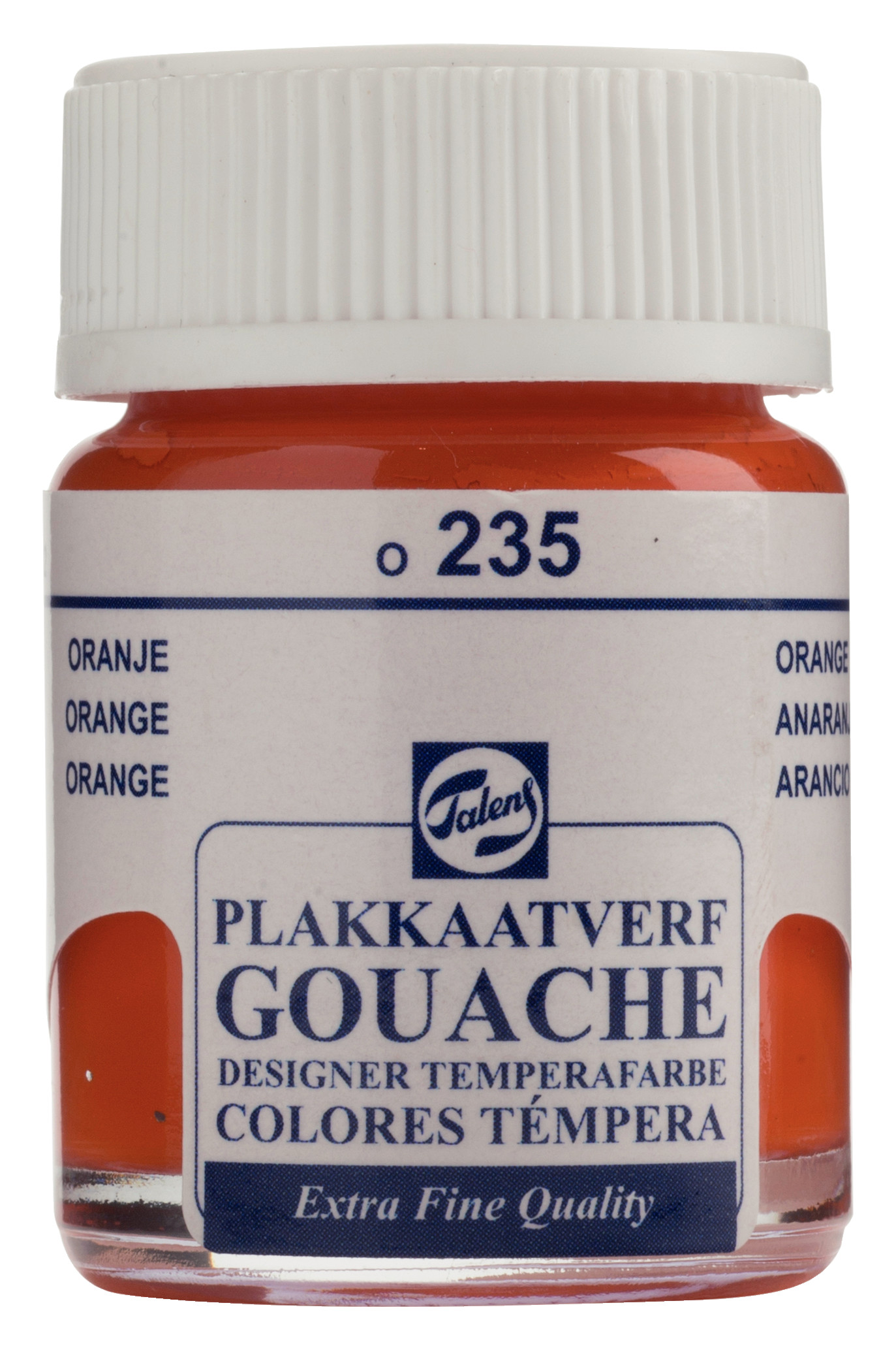 Talens Gouache Extra Fine Quality Fles 16 ml Oranje 235