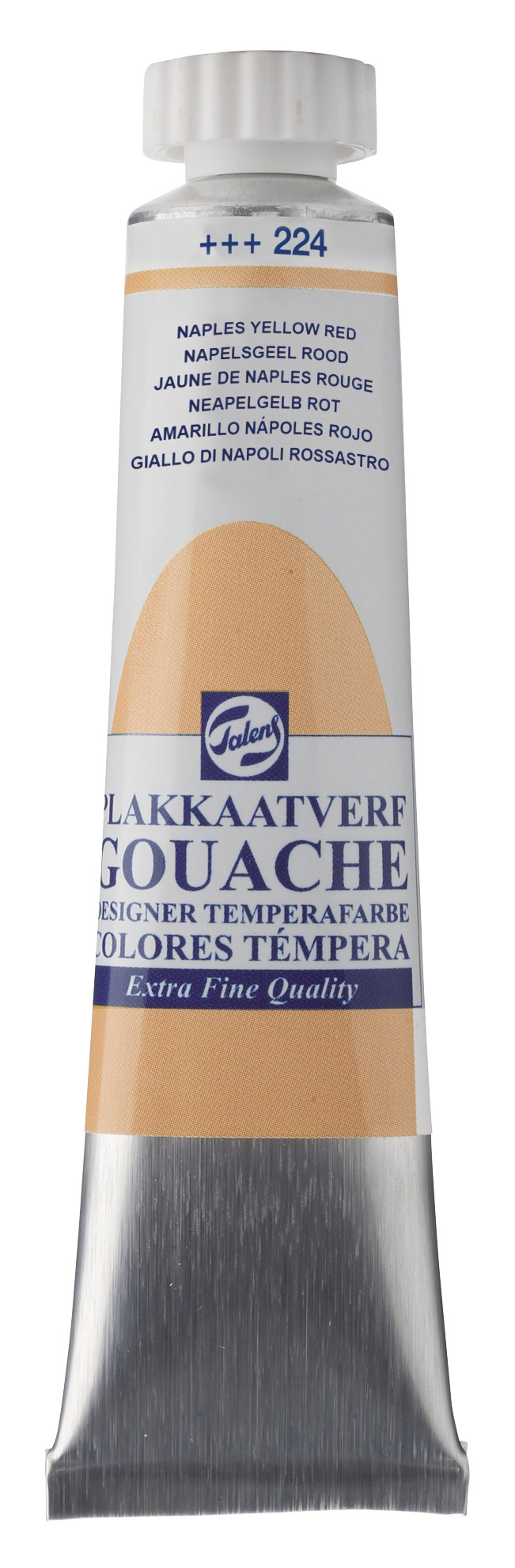 Talens Gouache Extra Fine Quality Tube 20 ml Napelsgeel Rood 224
