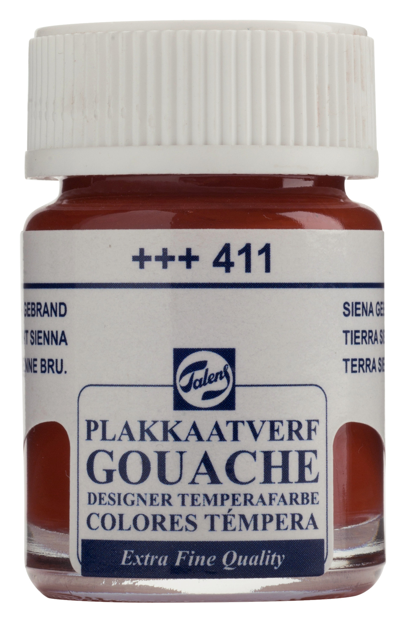 Talens Gouache Extra Fine Quality Fles 16 ml Sienna Gebrand 411