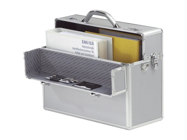 Pilotenkoffer Alumaxx ALPHA aluminium zilver, afneembare