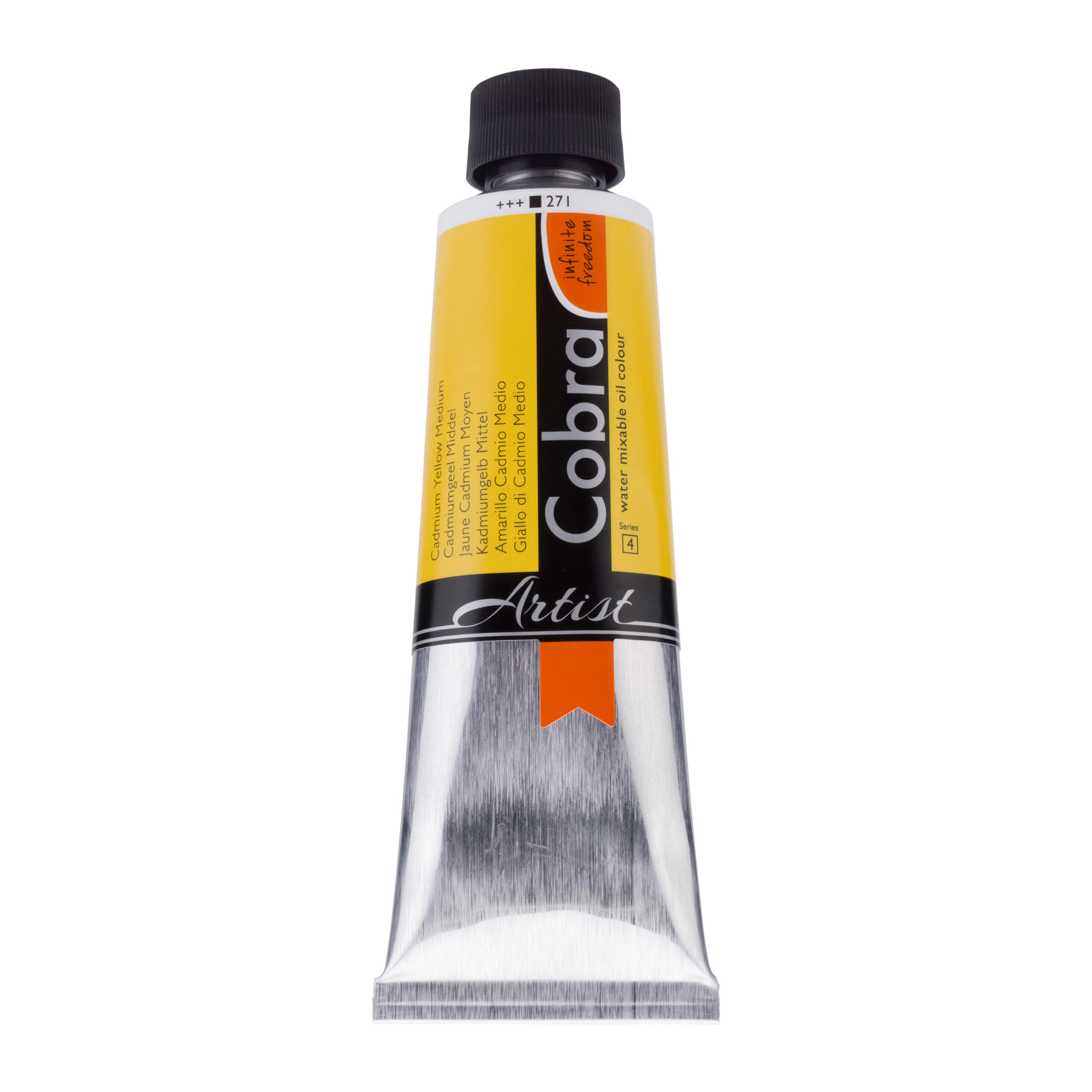 Cobra Artist Water Vermengbare Olieverf Tube 150 ml Cadmiumgeel Middel 271