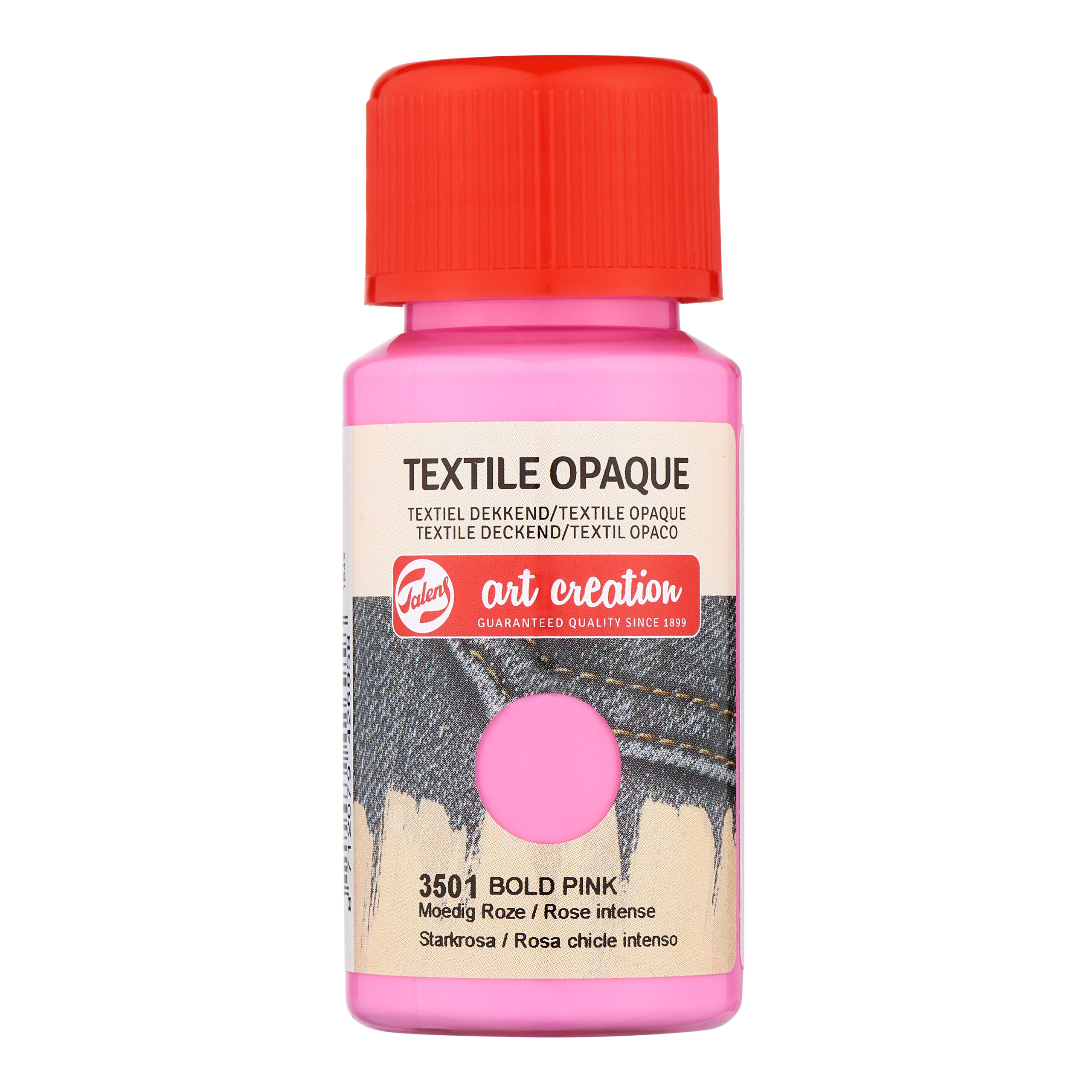 Talens Art Creation Textiel dekkend Fles 50 ml Moedig Roze 3501