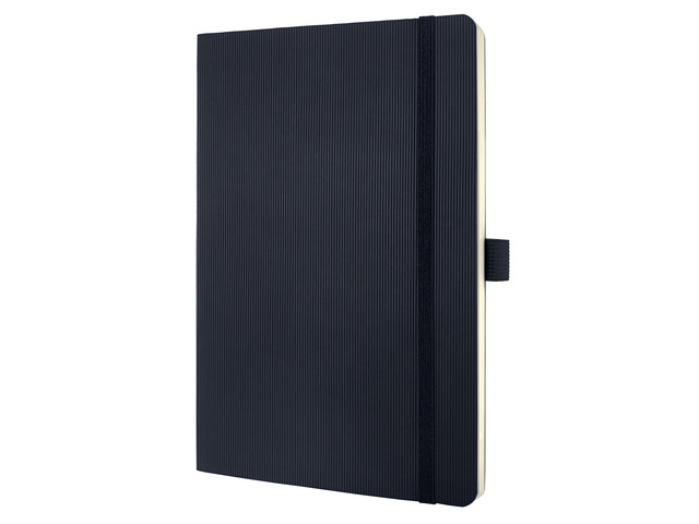 Notitieboek Conceptum A5 zwart punt-gelijnd softcover 194pag