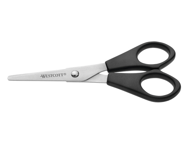 Schaar Westcott Buro RVS 13cm kunststof grip in zak