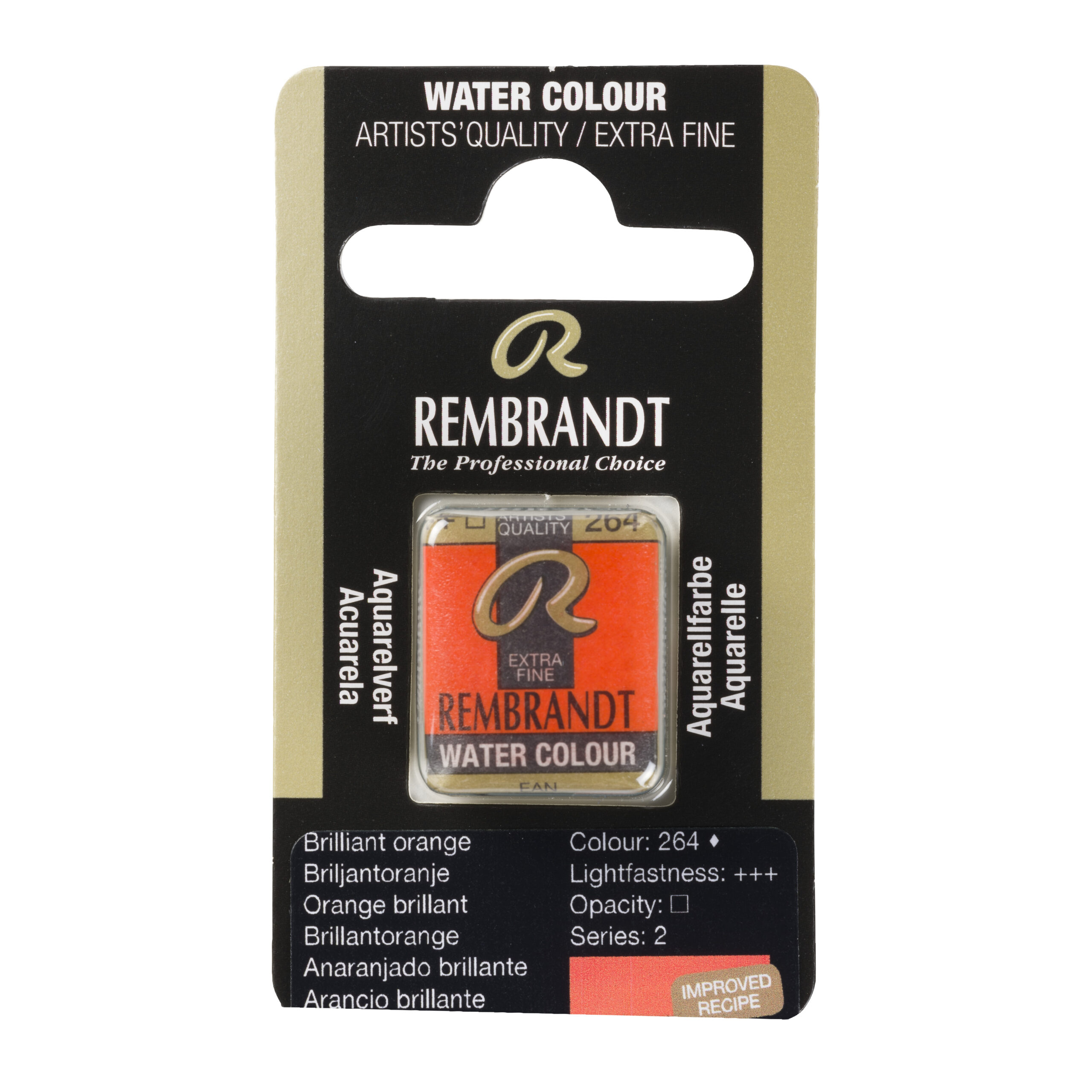 Rembrandt Aquarelverf Napje Briljantoranje 264