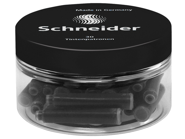 Inktpatronen Schneider zwart container à 30 st