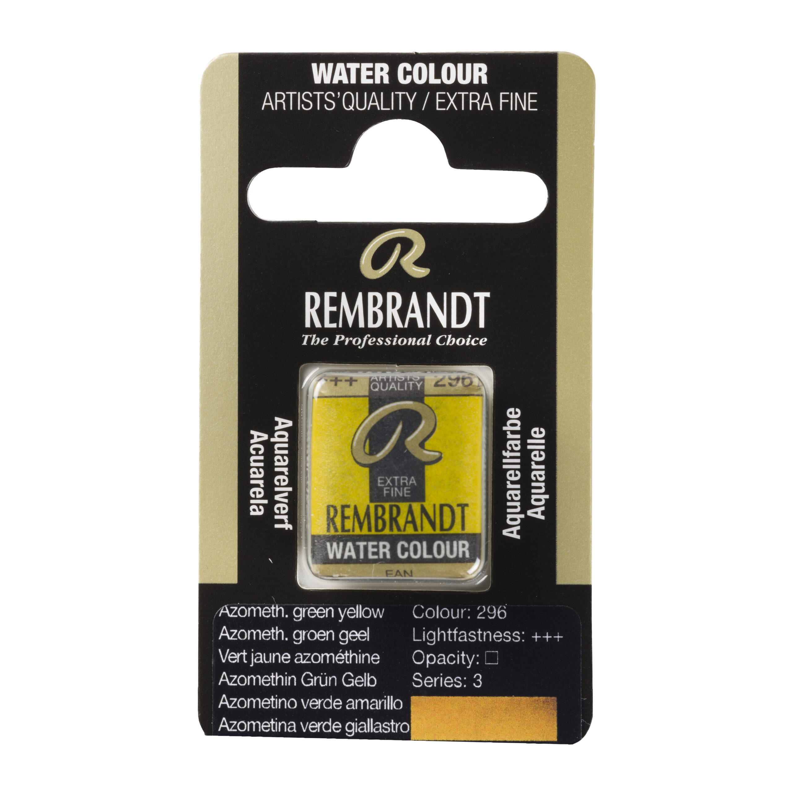Rembrandt Aquarelverf Napje Azomethine Groen Geelachtig 296