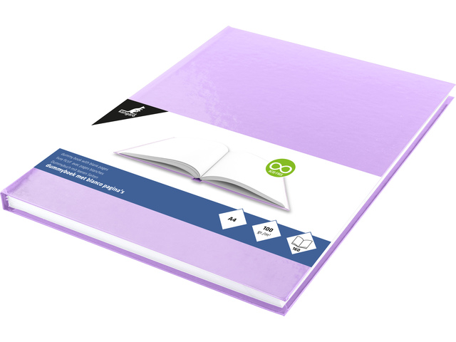 Dummyboek Kangaro A4 blanco hard cover 80 bl 100grs violet