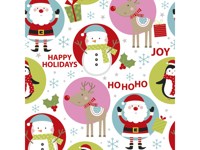 Toonbankrol Kerst papier kids 80 grams 30 cm breed 200 meter
