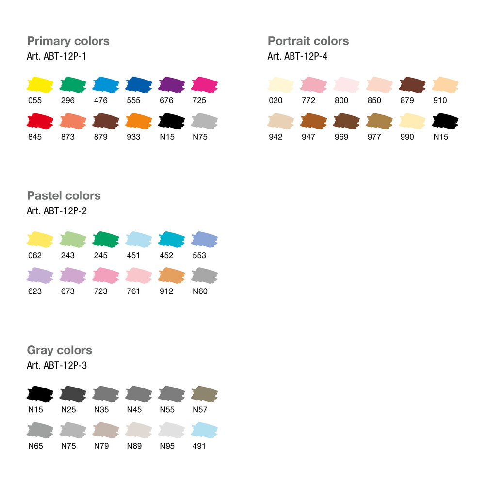 Tombow ABT Dual Brush Pen 12st set - Afbeelding 8
