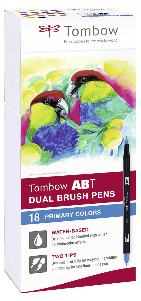 Tombow ABT Dual Brush Pen 18st set