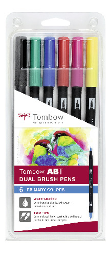 Tombow ABT Dual Brush Pen 6st set