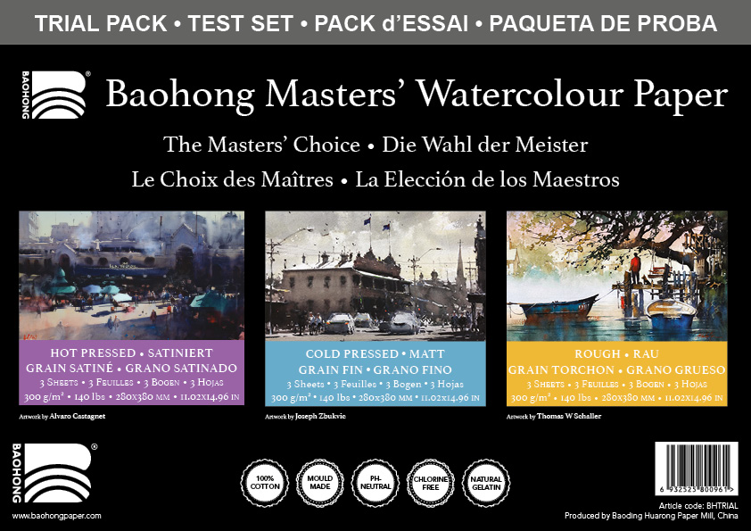 Baohong Masters' Trial Pack with 9 Sheets 280x380