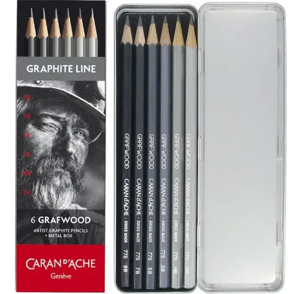 Caran d'Ache GRAFWOOD Pencil Sets