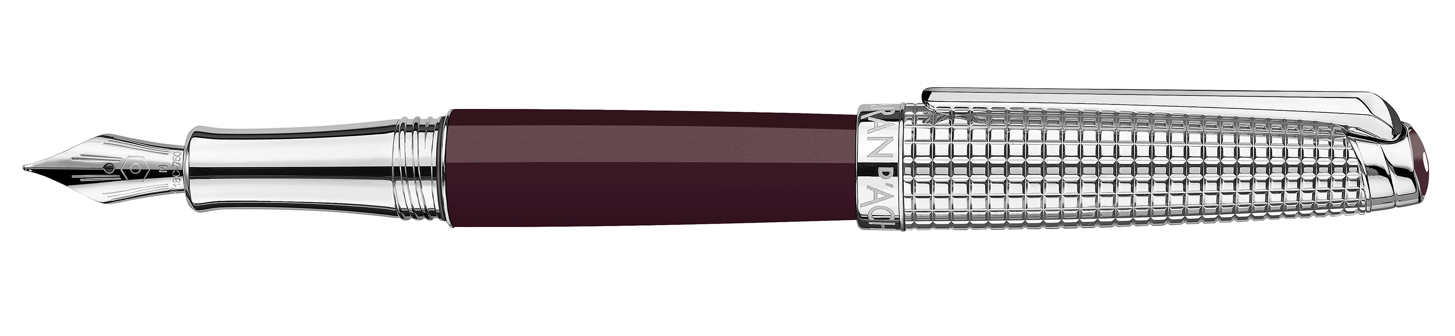 Caran d’Ache Léman Toile de Jouy – Luxe Vulpen met 18K Gouden Penpunt en Leren Etui