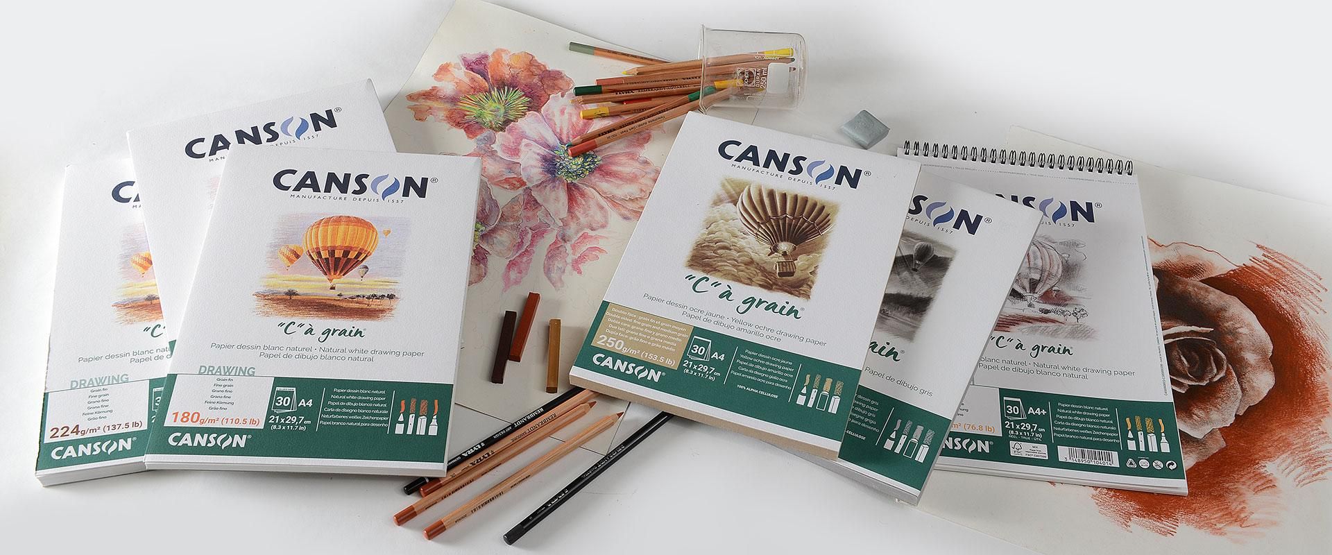 Canson Pad Ca Grain 180g 30sh