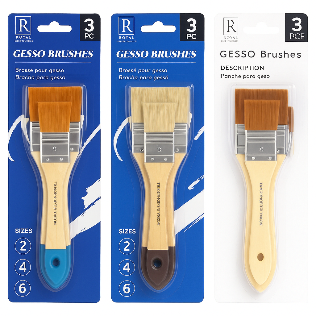 BS-8032 Kwastenset – 3 penselen (19–23 cm)